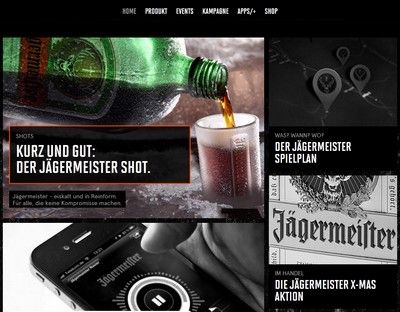Screenshot der neuen Website