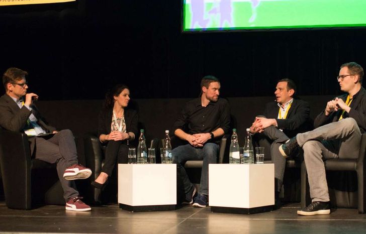 Native Advertising Panel mit Anette Lüders (Initiative), Arne Schepker (Babbel), Dominik Frings (Plan.Net) und Jan Gräwen (YOC), ADZINE EVENTS ADZINE EVENTS