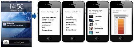 Echtzeit-Medienforschung mit der App von IP (Quelle: IP Deutschland)