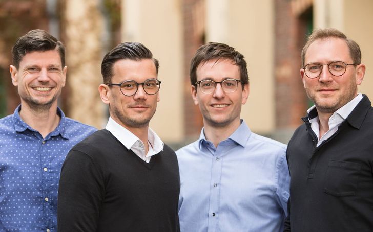 Foto v.l.n.r.: Michael Schmitz, Sebastian Schichtel, Dirk Nögel, Armin Schroeder., Credit: © Sven Vüllers Credit: © Sven Vüllers