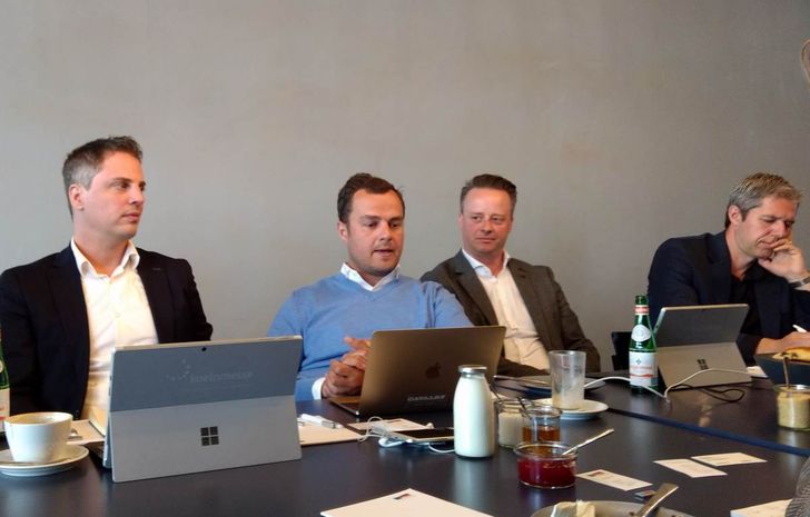 V.l.n.r.: Philipp Hilbig, Dominik Matyka, Christoph Werner, Markus Frank