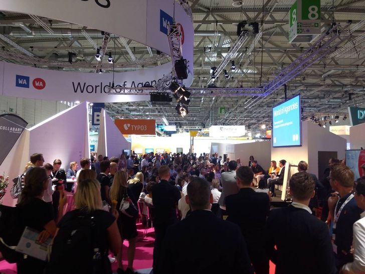 Gut angekommen ist auch die World of Agencies auf der dmexco 2018, Foto: ADZINE Foto: ADZINE