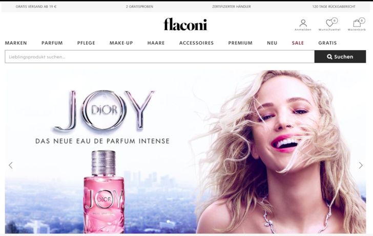 Flaconi will in Zukunft mit dem Online-Shop noch schneller auf User-Interaktionen reagieren können., Bild: Screenshot Flaconi Bild: Screenshot Flaconi