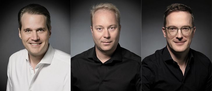 v. l. n. r. Jörn Grunert, Thomas Zipfel und Stephan Koch, Bilder: Exactag Bilder: Exactag