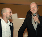 Bild: v.l. Achim Quinke mit Albert Sikkema, Senior Advisor Gameship BV, Leeuwarden NL