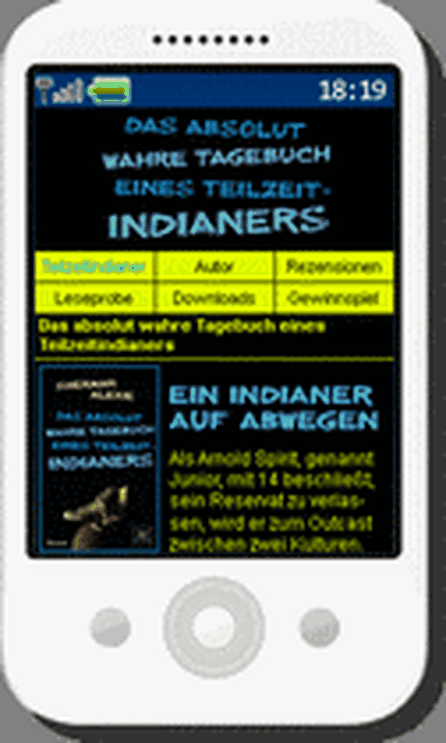 Teilzeit-Indianer auf dem Mobile