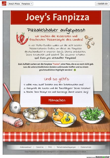 Auf den "Mitmachen"-Button im Profil klicken. Der leitet dann zur App weiter.
