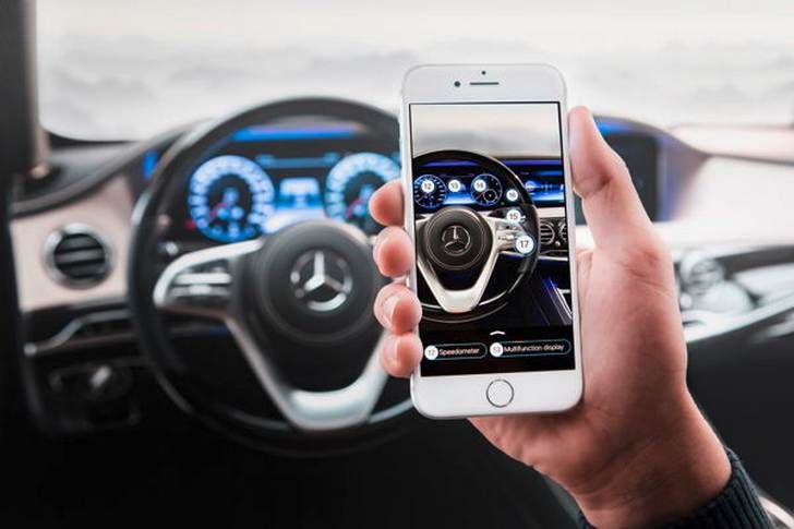 Beispiel für Einsatz von visueller Hilfe von Mercedes Bot, Bild: Adesso Presse Bild: Adesso Presse