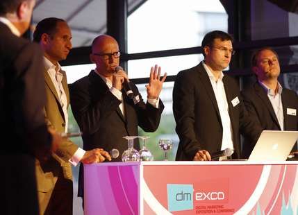 Nicht immer einer Meinung auf dem Night Talk Panel. v.l.: Dirk Kraus, Bernd Hoffmann, Stefan Hentschel, Jean-Pierre Fumagalli