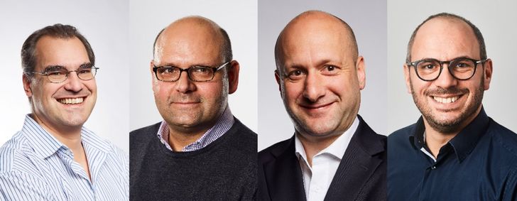 v. l. n. r. Patrick Kollmann, Alexander von der Geest, Martin Wapenhensch und Gregory Weisser, Bilder: Gravite Bilder: Gravite