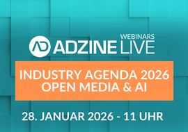 Banner INDUSTRY AGENDA 2026 – OPEN MEDIA & AI 
