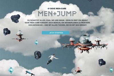 Screenshot:Dove MEN+JUMP