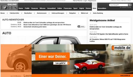 Grafik zur mobilen Nutzug 2013, Quelle: mobile.de