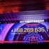 Show-Bühne mit erzieltem Gesamtumsatz, Bild: Alibaba Group Presse