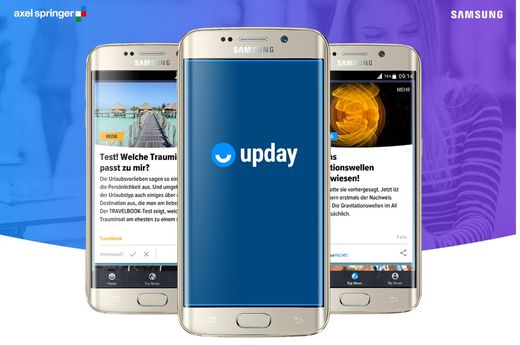 Screenshot: Upday Website/Pressinfos Screenshot: Upday Website/Pressinfos