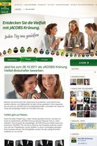 Kampagnenstart im Webcafé von Jacobs-Krönung