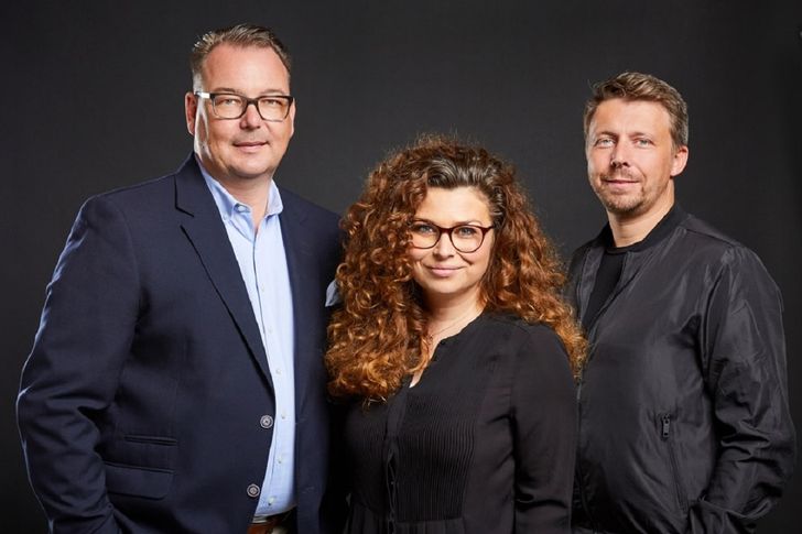 (v. l . n. r. Dirk Göbel, Sabine Bülow und Christian Bihn) , Bild: McCann Bild: McCann