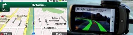 Abstrakte und reale (AR) Navigation