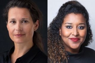 Ulrike Handel (links) und Niddal Salah-Eldin (rechts), Bild Ulrike Handel: Raimar von Wienskowski Bild Ulrike Handel: Raimar von Wienskowski