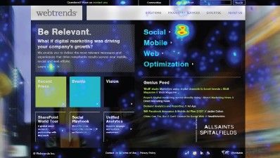 Demo von Heatmaps (Quelle: Webtrends)