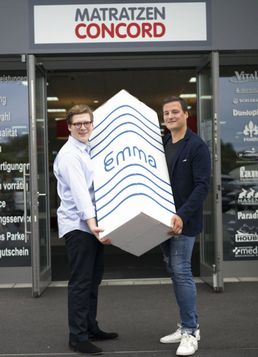 Emma Matratzen werden neuerdings in die Filialen von Matratzen Concord angeboten