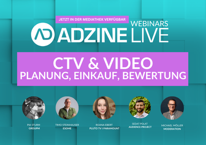 Bild CTV & Video - Planung, Einkauf und Bewertung von Bewegtbildkampagnen