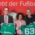 (v.l.n.r.) Dr. Peter Dendl (Tickaroo-Mitgründer), Toni Schnell (Geschäftsführer Olympia Verlag), Naomi Owusu (Geschäftsführung Tickaroo), Werner Wittmann (Leiter Digitale Medien kicker) und Matthew Ulbrich (Chief Product Officer Tickaroo)