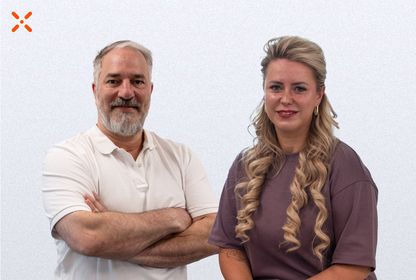Nicolas Poppitz und Tanja Grünwaldt, Bild: Exte
