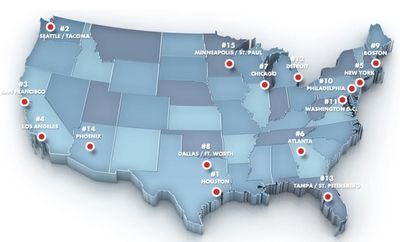 Top 15 Mobile Shopping Hotspots
