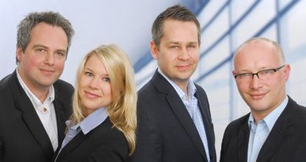 v. l. Nico Beckmann, Sonja Theurer, Stefan Beckmann, Marcel Kruse